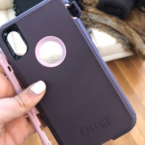Purple iPhone X Otterbox Case